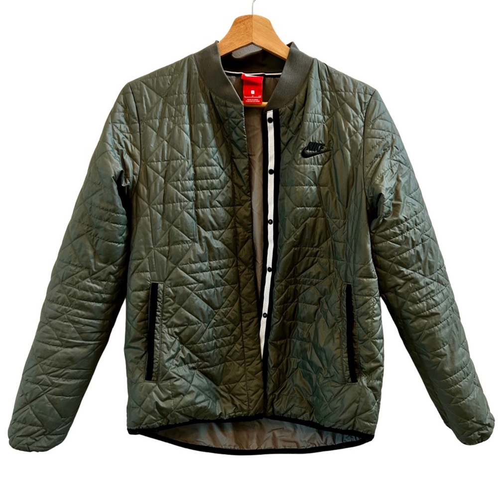 Nike Khaki Lightweight Bomber Jacket Size S